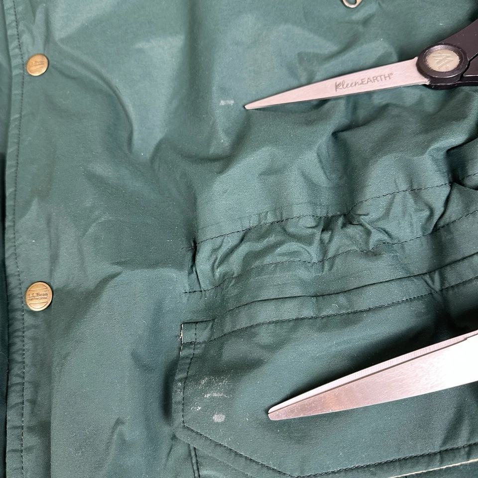 Vtg LL Bean Maine Warden's Parka Green Men's XL Tall Goretex Thinsulate Coat USA - Image 3 of 4