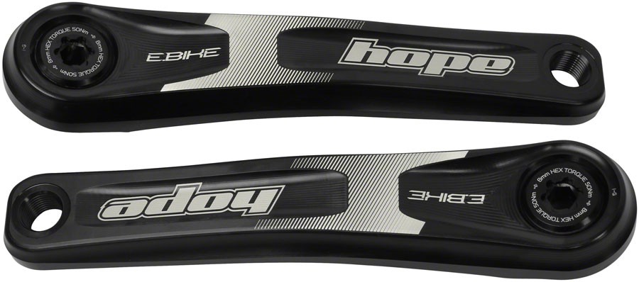 Hope Ebike Crank Arm Set - 165mm ISIS Specialized Offset Black 52990₽