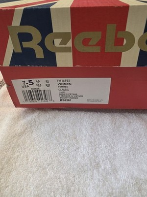 Reebok Classic Freestyle Hi Top Smoky Indigo Size 7.5 Women's W Box. Worn Once.