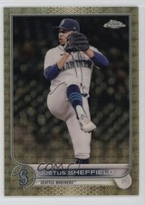 Marketplace image: 2022 Topps Chrome Sapphire Superfractor 1/1 Justus Sheffield #587 1n8a