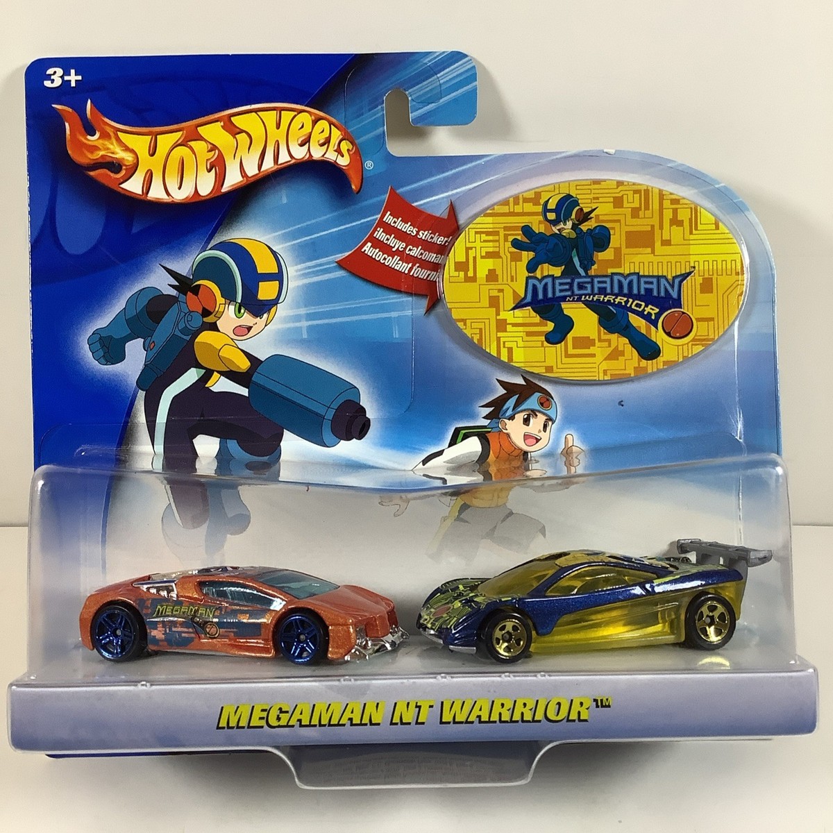 Hot Wheels 2 Pack Megaman NT Warrior Golden Arrow Sling Shot 2003