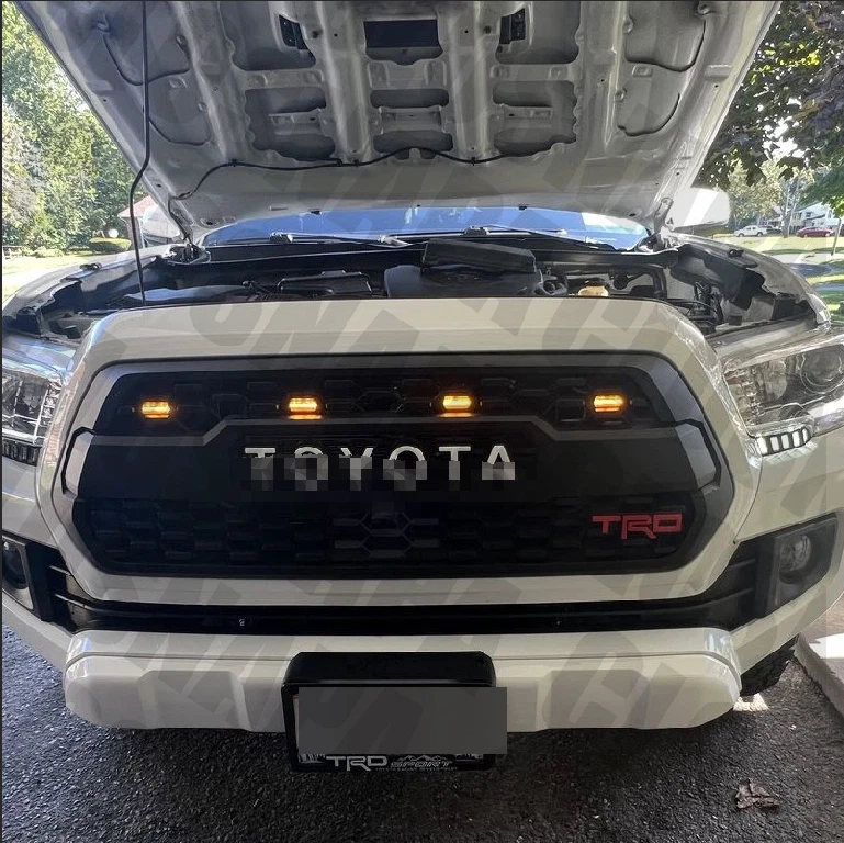 3D General Front Grille Emblem For Tacoma Tundra Accessories Upper Badge Screws Foto 2 de 4