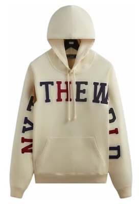 KITH Men's Nelson Pullover Hoodie 'NY To The World' Off White SM BRAND  NEW