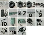 VINTAGE VIKING HUSQVARNA 21E SEWING MACHINE PARTS