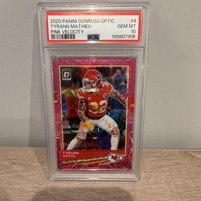 2020 Donruss Optic Tyrann Mathieu Pink Velocity /79 PSA 10 GEM MINT #4