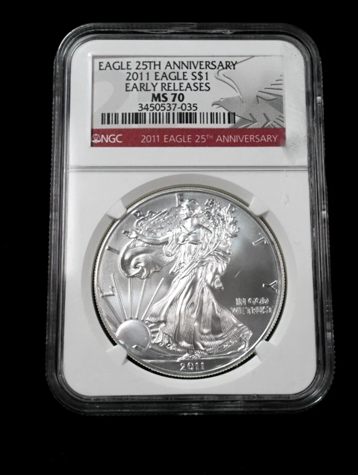 American Eagle MS 70 Graded 2011 Silver Bullion Coins for sale | eBay