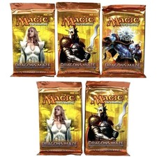 Magic the Gathering Cards - Dragon's Maze - 5 BOOSTER PACKS LOT [English]