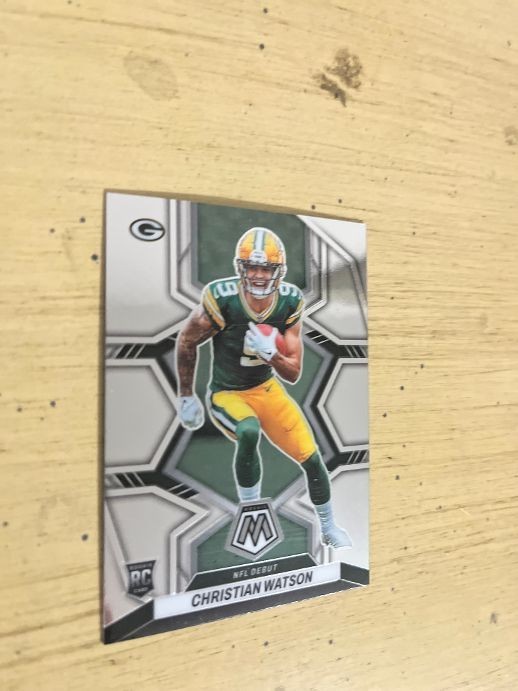 2022 Panini Mosaic - NFL Debut Christian Watson #281 Silver Prizm (RC)