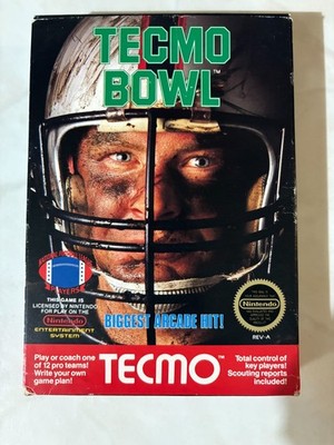 Nintendo NES Tecmo Bowl Complete CIB (Cleaned, Tested & Working)