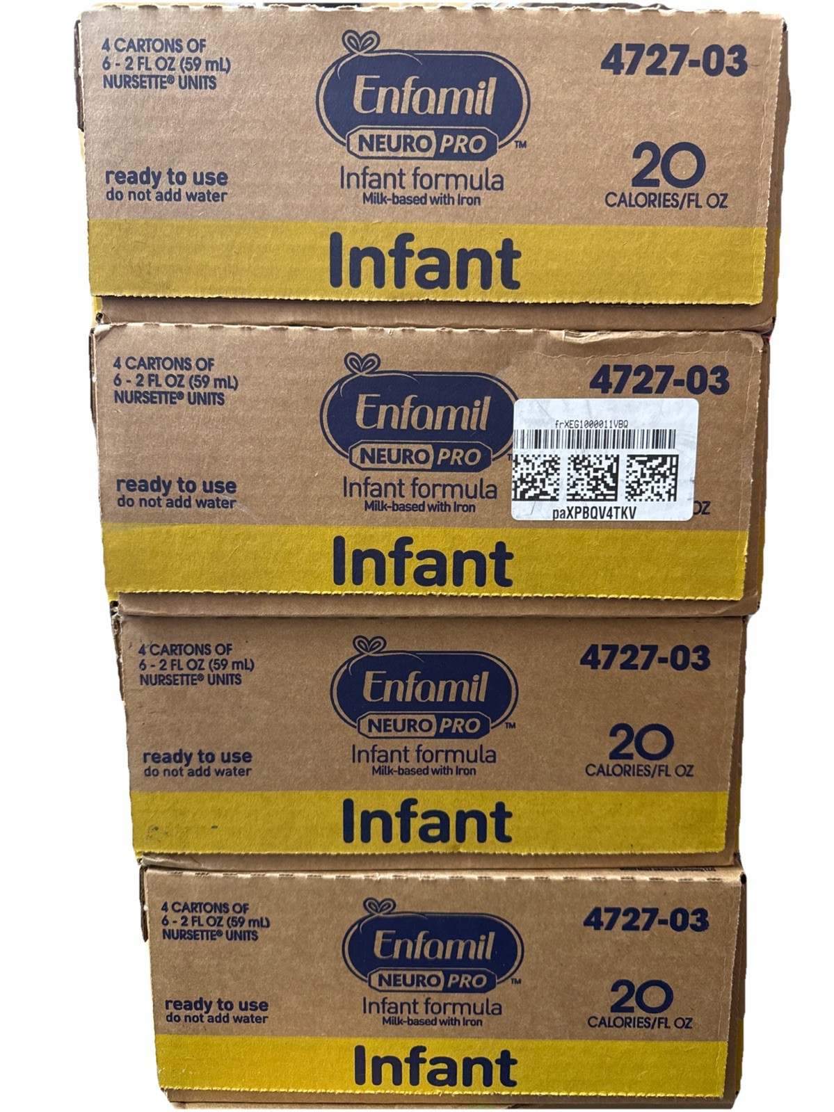 2 Oz Enfamil Neuropro Rtu Exp 10/1/2026 Nursette Units