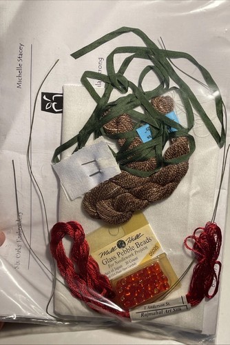 Beaded Embroidery Apple Tree Six Oaks Embroidery Stitch Kit - Picture 3 of 3