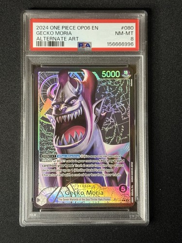Gecko Moria (Alternate Art) graded PSA 8 for sale on eBay