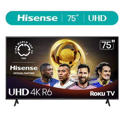 Hisense 75 in Flat screen Tv LED 4K