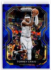 2020-21 Panini Prizm #7 Torrey Craig BLUE ICE Prizm /125 SP Nuggets