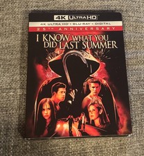 I KNOW WHAT YOU DID LAST SUMMER 4K Ultra HD - New Sealed w/ OOP Slipcover