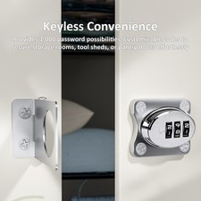 3-Digit Keyless Door Lock For Cupboard Pantry Barn Gate & Drawer