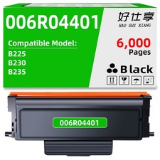 B230 Black Toner Cartridge Compatible for Xerox 006R04401 B225 B230 B235 6000P.