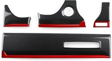 Carbon Fiber Dashboard Copilot Panel Decor Tr...