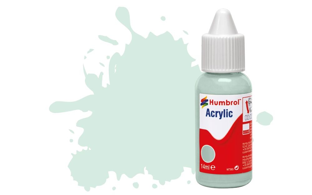 Humbrol Acrylic Paint, No 23 Duck Egg Blue Matt, 14 ml (Pack of 1) | Matt (14ml), Acrylic Paints for Models, Plastic, Metal, Wood, Glass, Ceramics and More, Touch Up Coat - Image 4