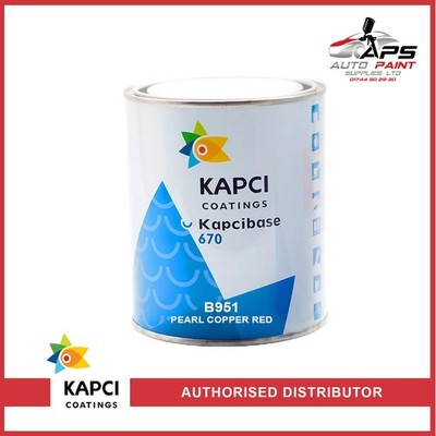 KAPCI LÖSEMITTELBASISLACKTÖNER 1 LITER - B951 PERLKUPFERROT