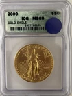 U.S. Mint 2000 $50 American Gold Eagle 1 oz Gold Coin ICG MS69