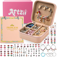 Bracelet Making Kit All in One Art Kits for Kids   Princess Jewelry Bracelet Cha