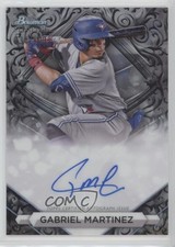 2023 Bowman Sterling Prospect Silver Refractor 34/100 Gabriel Martinez Auto 1j2q