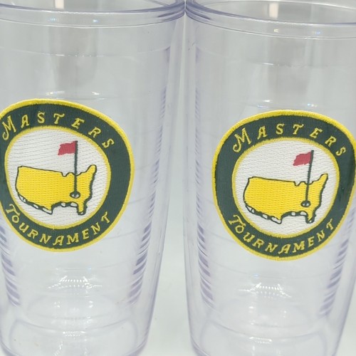 Set di 4 tazze Masters Golf Tournament Patch Tervis Tumbler 16 oz senza coperchi - Foto 3 di 10