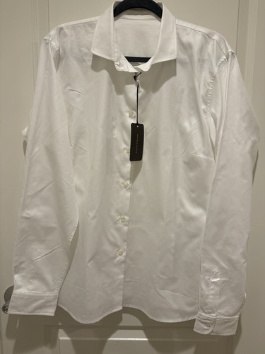 NWT Bottega Veneta White Long Sleeve Dress Shirt Women’s Size L