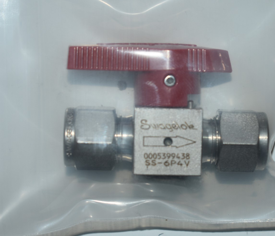 Swagelok SS-6P4V  Valve 3/8" Stainless Tube Fitting