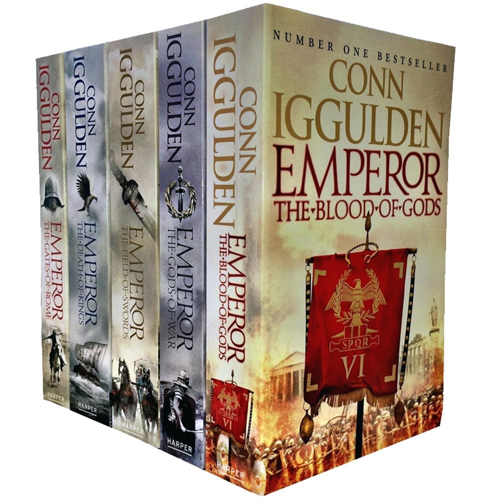 Emperor Series Collection 5 Books Set by Conn Iggulden Blood of Gods,Gods of War