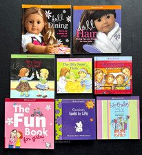 8 Lot  AMERICAN GIRL Bitty Twins Coconut Doll Hair Doll Dining  Girls 4-8 
