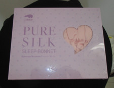 LitBear Pure Silk Sleep Bonnet 100 Mulberry Silk New Sealed Box