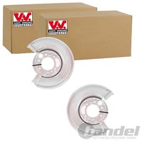 2X VAN Wezel Spritzbleche Bremsscheiben Hinten Passend FÜR MERCEDES-BENZ