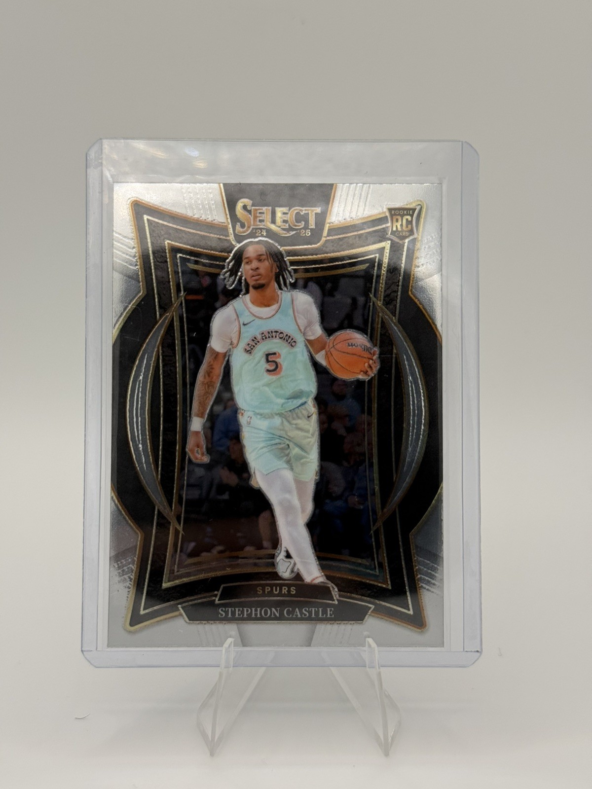 2024-25 Panini Select Stephon Castle RC SILVER PRIZM San Antonio Spurs #72 SP!