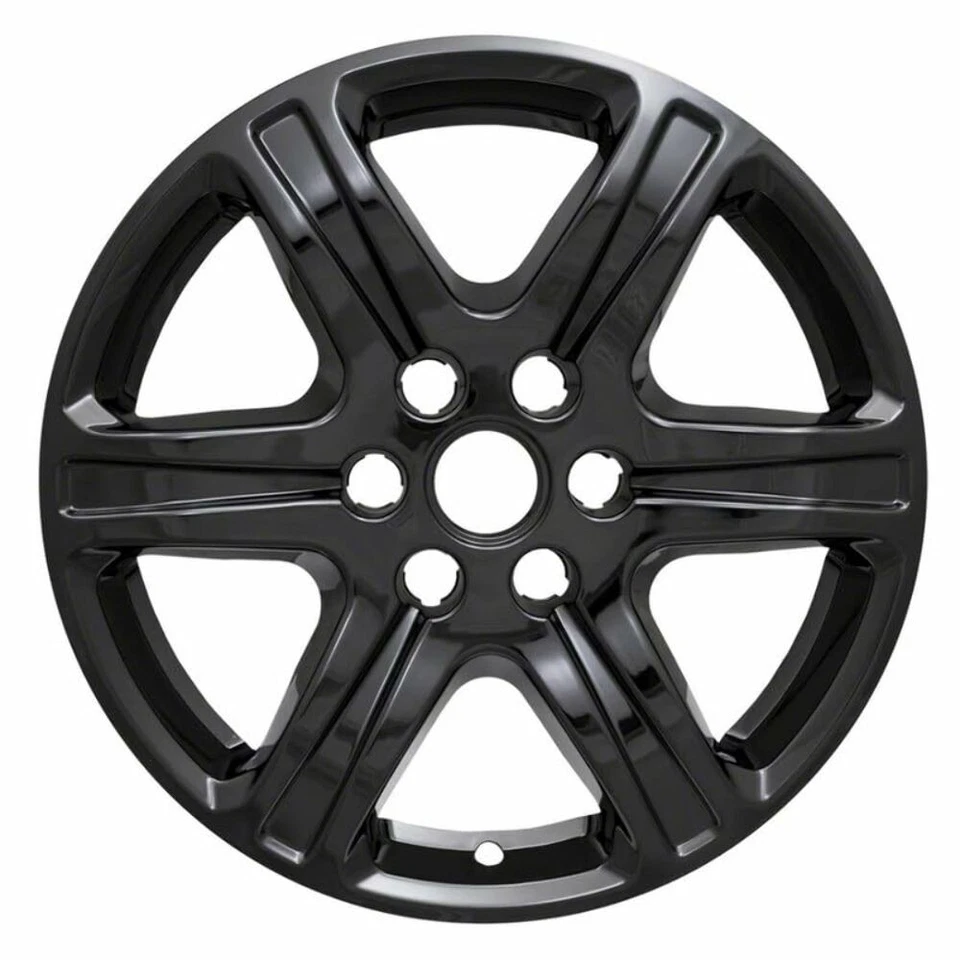 Set of 4 Gloss Black 17" Impostor Wheel Skins for 17-22 GMC Acadia Rim Covers Foto 4 de 4
