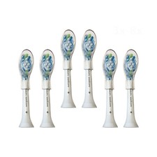 6x Philips Sonicare DiamondClean Adaptive Clean Brush Heads  White  No Box