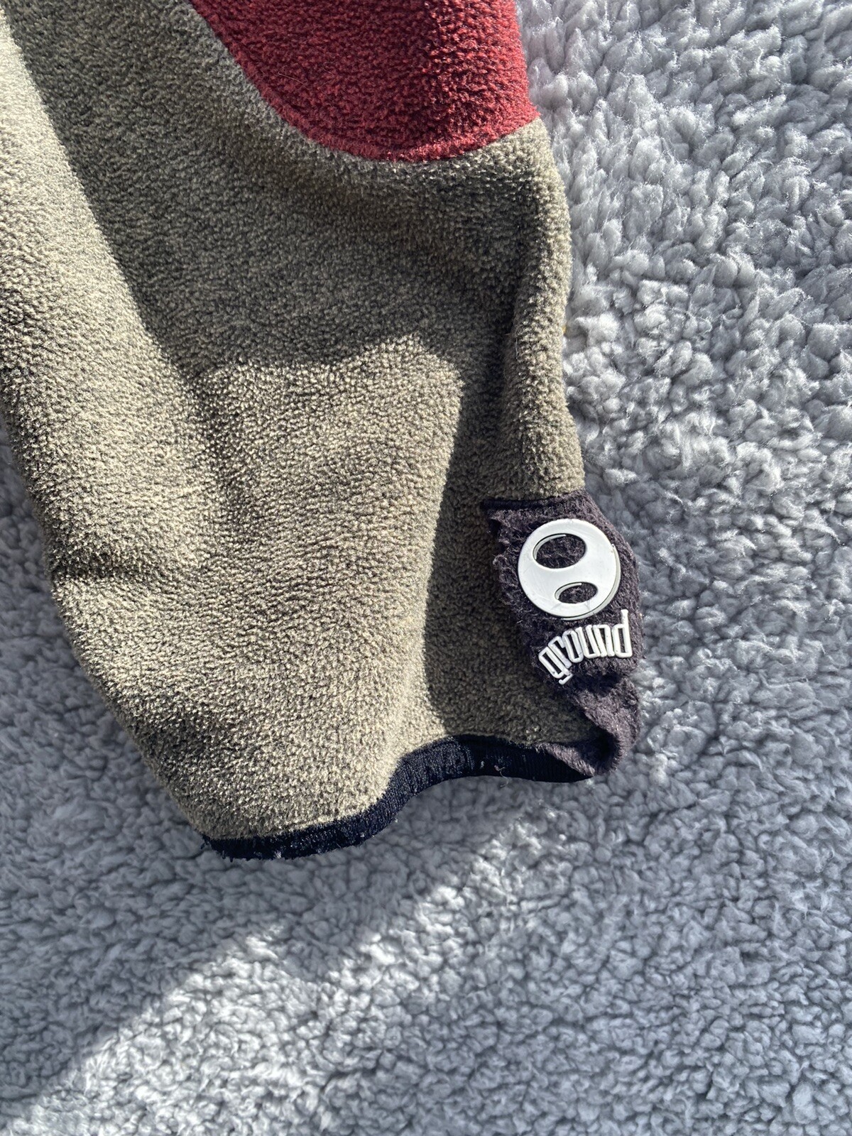 Woman’s Ground Zero  Jacket S Gray/ Rust Fleece w… - image 12