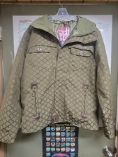 Burton Dryride Magnificent Makeover Hooded Snowboarding Jacket Mens Medium