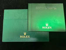 Authentic Rolex Oyster Perpetual Card Holder and Waranty Booklet