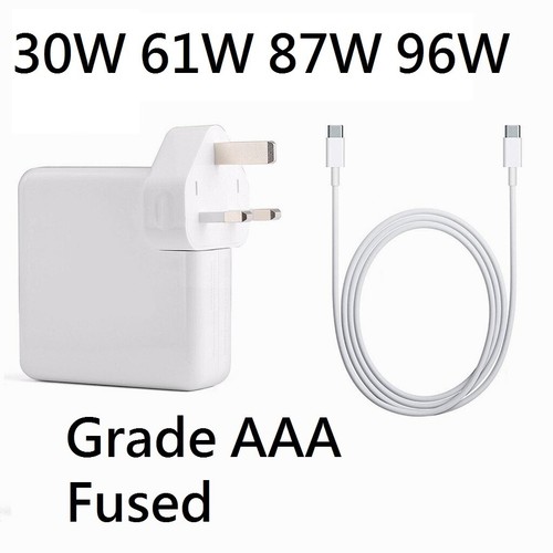 Chargeur Secteur USB-C 30W Apple Pour MacBook Pro/Air 12" 13" - Modèle A1882