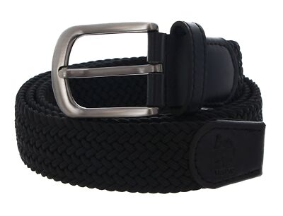 U.S. POLO ASSN. Hitchcock Elastic Belt W95 Gürtel Black schwarz Neu