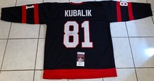 Dominik Kubalik Signed Autographed Ottawa Senators Custom Hockey Jersey JSA