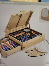 Artist Deluxe Painting Easel Drawing Art SET KIT 106pc BRAND NEW paint markers