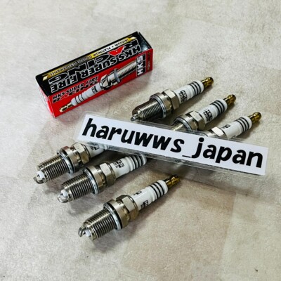 HKS for Toyota 1992-2001 Chaser JZX90 JZX100 Iridium Spark Plugs Set of 6 1JZGTE