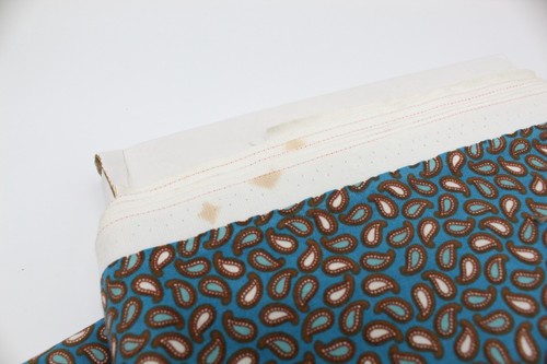 Tiny Paisley on Turquoise by Choice Fabrics | Priced by the 1 yard - Picture 4 of 5