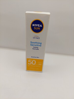 Nivea UV Gesichtsberuhigende empfindliche Sonnencreme LSF50+ - 50ml 