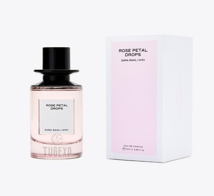 ZARA Rose Petal Drops Eau de Parfum Fragrance Women Perfume 100 ml