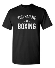 I Was at Boxing Sarcastic Humor Graphic Super Soft Ring Spun Funny T Shirt