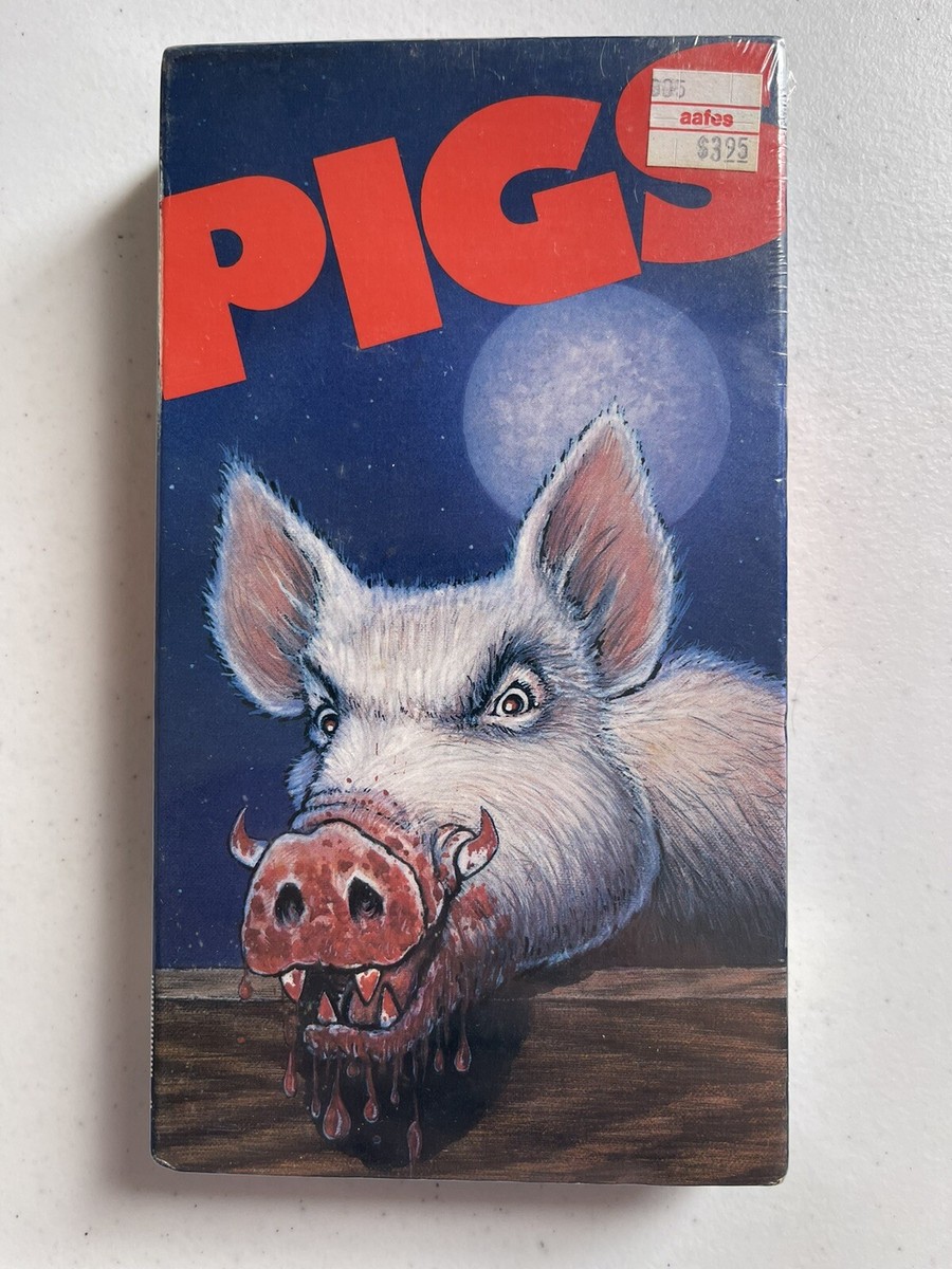 Pigs” Vintage Cult Classic Horror Movie VHS Tape Simitar 1973